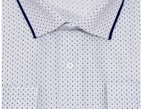 Мужская сорочка Fesso классическая (2XL-7XL) белая